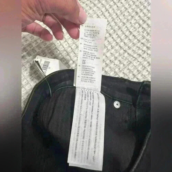 NWT Abercrombie & Fetch Black High Rise Skinny Jeans Size 27 (#148) - Picture 5 of 6